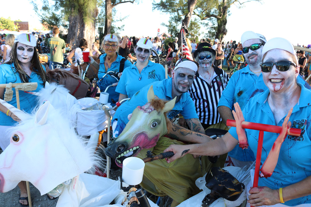 Zombie Bike Ride 2018 photo - Duval Street, Key West